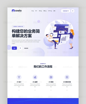 企业网站模板html通用企业html网页设计